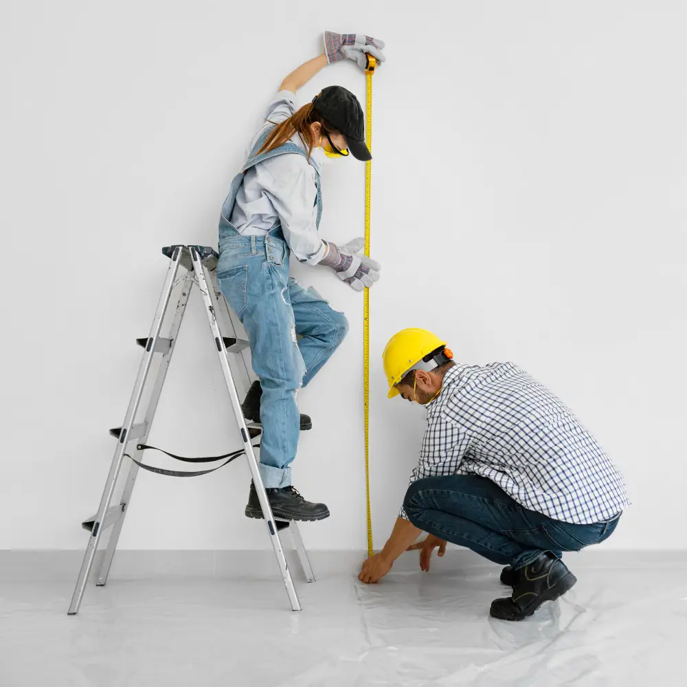 Polk County Painting team working together.